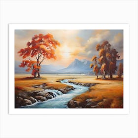 Landscape Painting Art Print