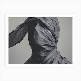 Uprising - Man With His Head Covered Art Print