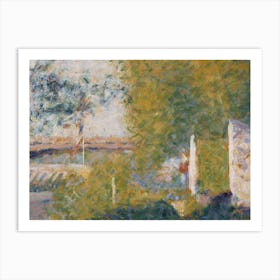 The Bridge At Bineau (1859–1891), Georges Seurat Art Print