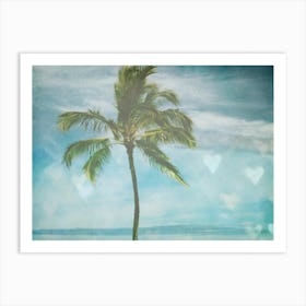 Hawaiian Palm Tree Art Print