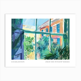 Charleston From The Window Series Poster Painting 4 Art Print