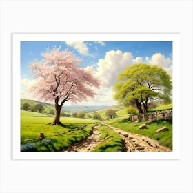 Springtime In The Yorkshire Dales Art Print