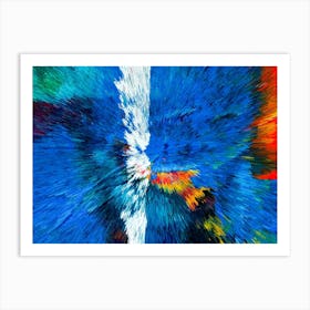 Acrylic Extruded Painting 174 Art Print