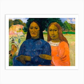 Two Women (ca. 1901–1902), Paul Gauguin Art Print