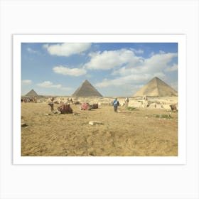 Giza Pyramids 2 Art Print