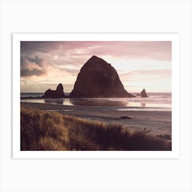 Sunset At Cannon Beach Art Print