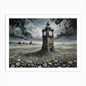 Clock Tower Art Print