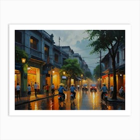  Hanoi City 1  Art Print