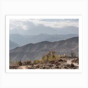 Mountains In The Himalaya, Mustang Nepal Art Print