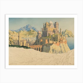 Vision Of An Islamic City, Friedrich Maximilian Hessemer Art Print