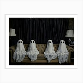 Ghosts On A Couch Art Print