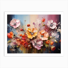 Flowers In A Vase 21 Art Print