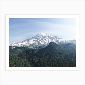 Mount Rainier National Park - Dreamy Nature Landscape II Art Print