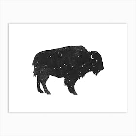 Mystic Buffalo Art Print