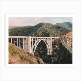 Bixby Bridge Art Print