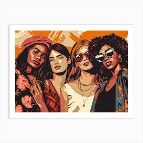 Group Of Women 24 Art Print