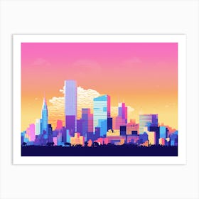 Ho Chi Minh City Skyline Art Print