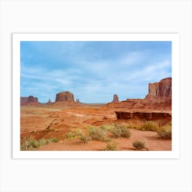 Monument Valley XVII on Film Art Print