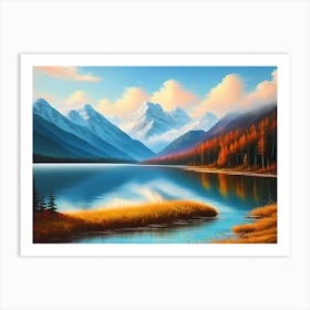 Mountain Lake 21 Art Print