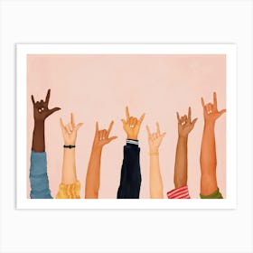 Rock On! Art Print