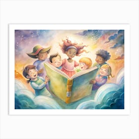 Description A Whimsical Illustration Depicting A (1) Art Print