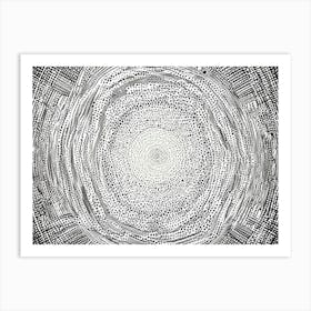 Circle Of Dots 1 Art Print