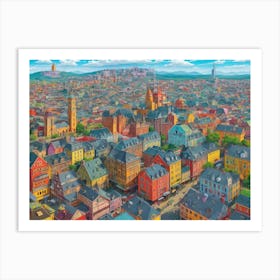 Cityscape 6 Art Print