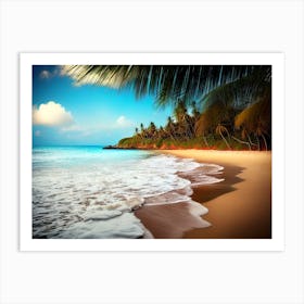 Tropical Beach 2 Art Print