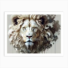 Lion Head 62 Art Print