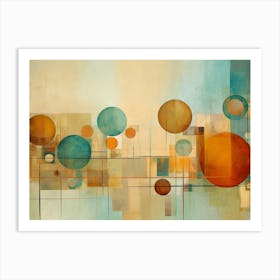 Abstract Circles 9 Art Print