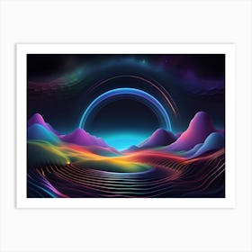 Abstract Landscape Art Print