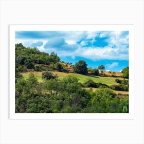 Hillside With Trees 2023081516164pub Art Print