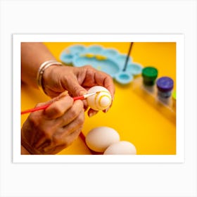 Easter Egg Painting 31 Art Print