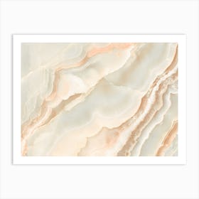 Pastel Marble Stone Art Print
