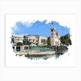 Parliament Buildings, Bridgetown, Barbados Art Print