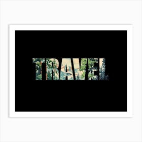 Travel Poster Vintage Retro Woods 7 Art Print