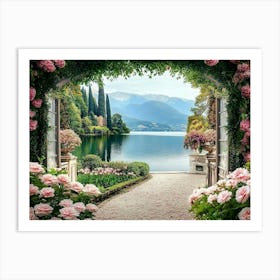 Lake Como Art Print