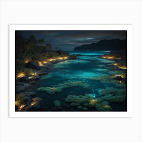 Night In The Lagoon Art Print