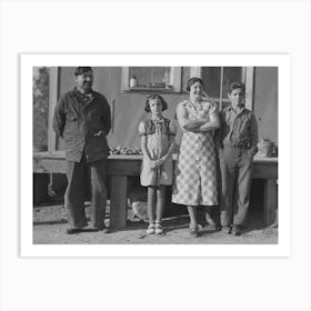 The Edward Chapman Family, Cut Over Land Farmers Near Northome, Minnesota By Russell Lee Art Print