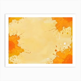 Watercolor Splashes Background 3 Art Print