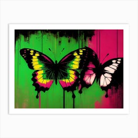 Two Butterflies 3 Art Print