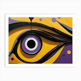 Abstract eye art 1 Art Print