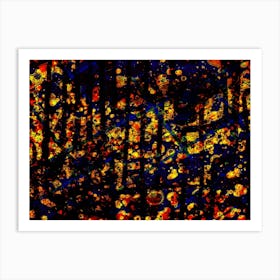 Abstraction Yellow Unknown Art Print