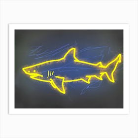 Neon Pelagic Thresher 2 Art Print