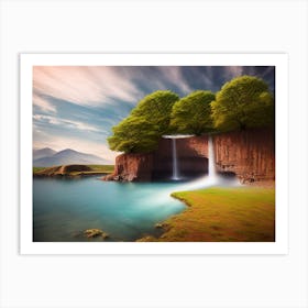 Waterfall 6 Art Print