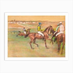 Race Horses, Edgar Degas Art Print