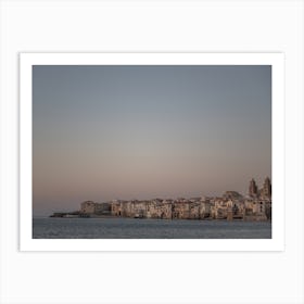 Sunset In Cefalu, Italy Art Print