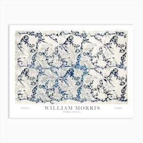 William Morris Prints Wallflower Pattern Blue Original Landscapes Landscape Botanical Vintage Art Print