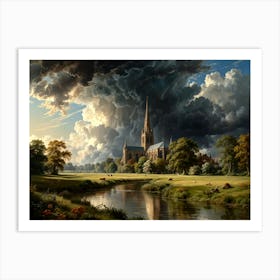 Salisbury Cathedral 2 Art Print