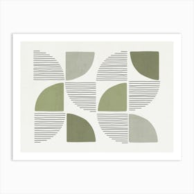 Geometric Shapes Art Print